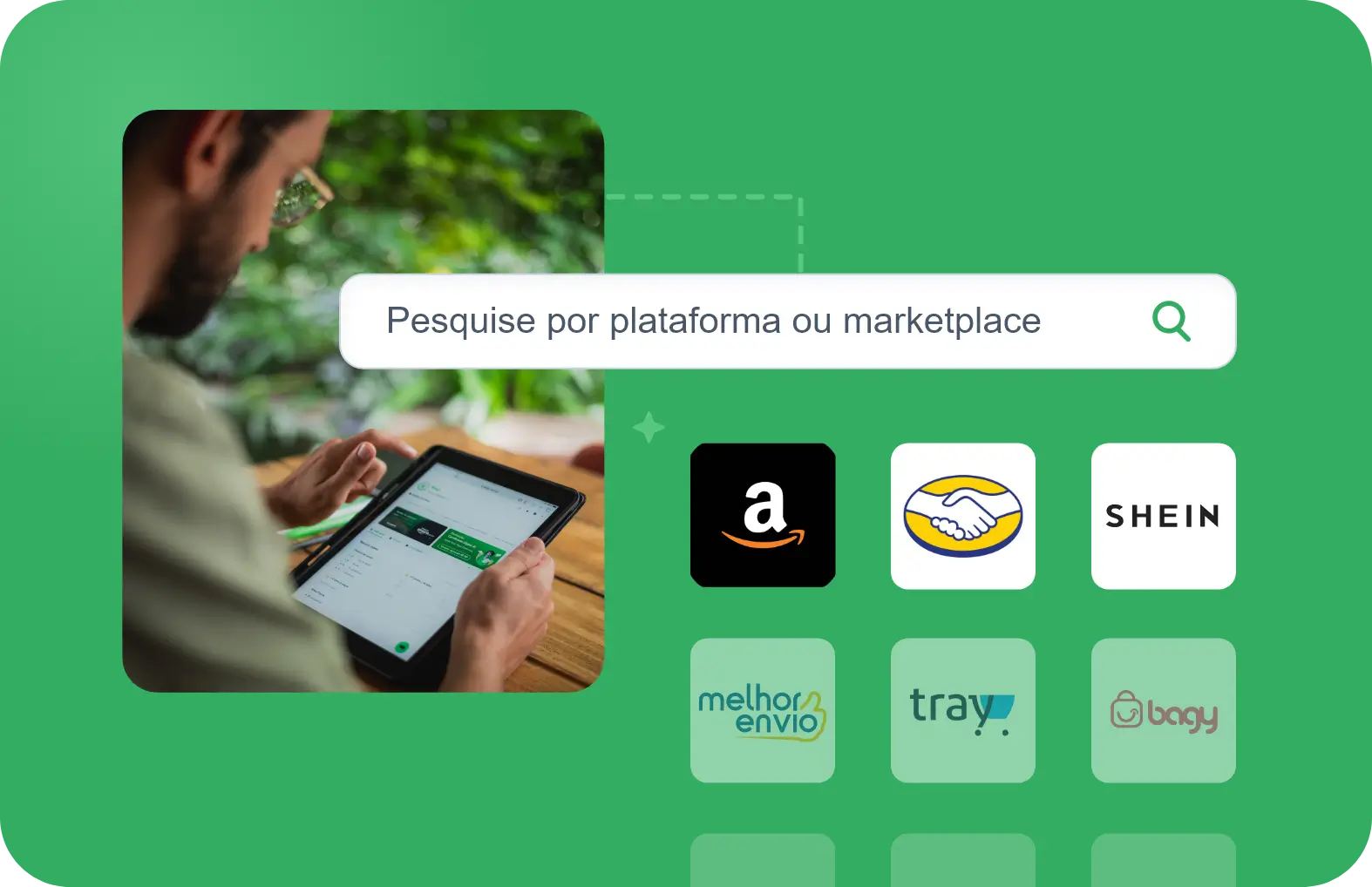 Integrações com plataformas de e-commerce, marketplaces e operadores logísticos